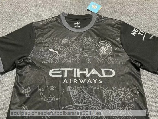 Nuevo Tailandia Especial Camiseta Manchester City 24/25 Negro Baratas
